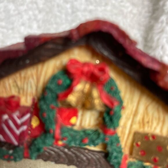 GRANDEUR NOEL POLYRESIN SANTA WORKSHOP HANDPAINTED PHOTO FRAME 5x6. - Picture 11 of 15